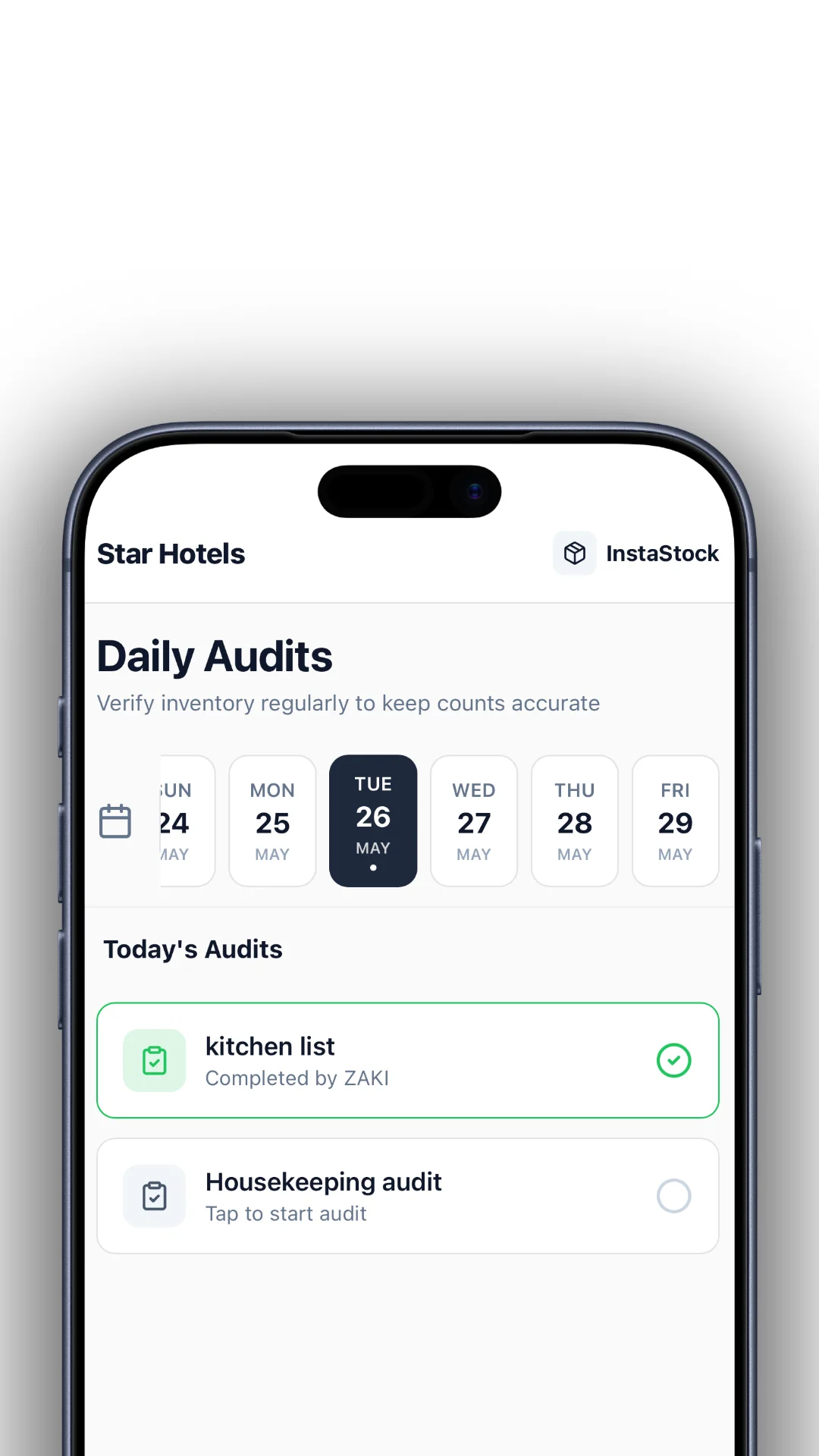 Medical clinic audit lists